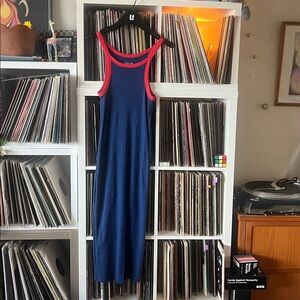 Out From Under Blue midi Dress M